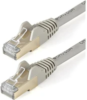 Startech 6ASPAT10MGR Rj45 cat6a 10gb stp -> rj45 cat6a 10gb stp m/m adatkábel 10m szürke kép