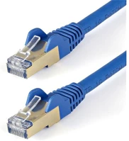 Startech 6ASPAT150CMBL Rj45 cat6a 10gb stp -> rj45 cat6a 10gb stp m/m adatkábel 1.5m kék kép