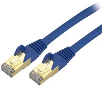 Startech 6ASPAT50CMBL 6aspat3mbl stp cat6a patch kábel 0.5m kék kép
