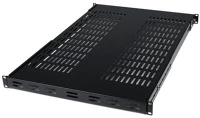 Startech ADJSHELF 1u vented rack polc fekete