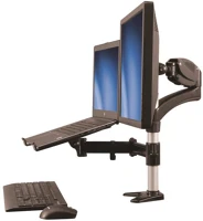 Startech ARMUNONB Monitor and laptop arm kép