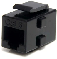 Startech C6KEYCOUPLER Rj45 cat6 utp f/f keystone modul fekete kép