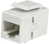 Startech C6KEYCOUPLWH Cat 6 rj45 csatlakozóaljzat fehér kép