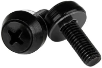 Startech CABSCREWSM6B Startech M6 x 12mm Mounting Screws Fekete kép