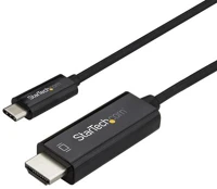 Startech CDP2HD1MBNL Usb-c - hdmi (apa - apa) kábel 1m - fekete kép