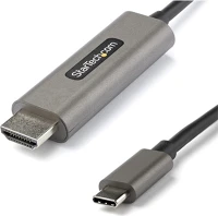 Startech CDP2HDMM2MH usb-c / thunderbolt -> hdmi 2.0 m/m video kábel 2m fekete dp 1.4 alt mode kép