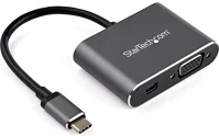 Startech CDP2MDPVGA Usb-c / thunderbolt -> mini displayport 1.2 vga m/f adapter 0.15m szürke kép