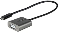 Startech CDP2VGAEC Usb-c -> vga m/f adapter 0.15m fekete kép