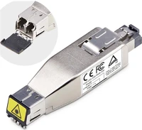 Startech D01ML55P-FIBER-MEDIA Lc -> rj45 cat6a stp f/f média konverter kép