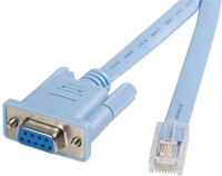 Startech DB9CONCABL6 Rj45 apa - db-9 anya kábel 1.8m - kék kép