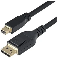 Startech DP14MDPMM10F Displayport 1.4 -> mini displayport 1.4 m/m video kábel 3m fekete kép