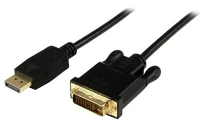 Startech DP2DVIMM3BS 3ft dp to dvi kábel kép