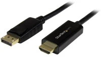 Startech DP2HDMM2MB Displayport - hdmi (apa - apa) kábel 1.8m - fekete kép