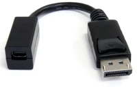 Startech DP2MDPMF6IN Startech DP2MDPMF6IN DisplayPort - mini DisplayPort (Apa-Anya) Adapterkábel 0.15m Fekete kép