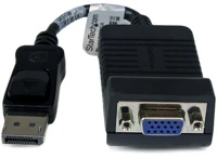 Startech DP2VGA Displayport -> vga m/f adapter 0.15m fekete kép