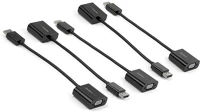 Startech DP2VGA3X5 Displayport 1.2 -> vga m/f adapter 0.2m fekete 5db kép