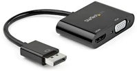 Startech DP2VGAHD20 Displayport 1.2 -> hdmi 2.0 vga m/f adapter 0.15m fekete kép