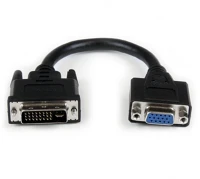 Startech DVIVGAMF8IN Dvi-i apa - vga anya adapter - fekete kép