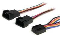 Startech FAN4SPLIT12 Molex anya - 2x molex apa kábel 0.3m kép