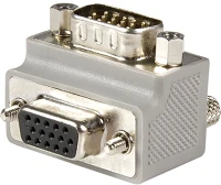 Startech GC1515MFRA2 Vga -> vga f/m adapter szürke 90° kép