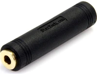 Startech GCAUD3535FF Jack stereo 3,5mm (3pin) -> jack stereo 3,5mm (3pin) f/f adapter fekete kép