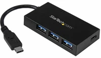 Startech HB30C3A1CFB Usb 3.0 hub (4 port) fekete kép
