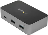 Startech HB31C2A1CGS 3-portos usb3.2 gen 2×1 a usb3.2 gen 2×1 c rj45 hub fekete-szürke kép