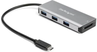 Startech HB31C3ASDMB 3-portos usb3.2 gen 2×1 a usb3.2 gen 2×1 c hub szürke microsd/sd kép