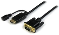 Startech HD2VGAMM6 Hdmi - vga (apa-apa) adapterkábel 1.8m fekete kép