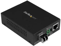 Startech MCM1110MMLC Gigabit ethernet - optikai adapter - fekete kép