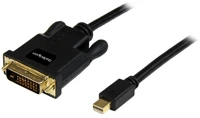 Startech MDP2DVIMM3B Mini displayport - dvi (apa-apa) adapterkábel 0.9m fekete kép