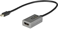 Startech MDP2HDEC Mini displayport 1.2 -> hdmi 1.4 m/f adapter 0.3m fekete kép
