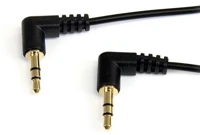 Startech MU3MMS2RA 3.5mm jack 90° (apa - apa) kábel 0.9m - fekete kép