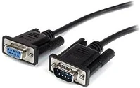 Startech MXT10050CMBK Serial rs-232 m/f adatkábel 0.5m fekete kép