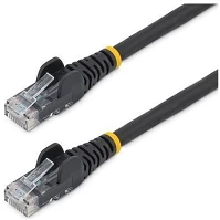 Startech N6LPATCH15MBK Rj45 cat6 utp -> rj45 cat6 utp m/m adatkábel 15m fekete lszh kép