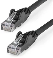 Startech N6LPATCH1MBK Rj45 cat6 utp -> rj45 cat6 utp m/m adatkábel 1m fekete lszh kép