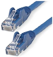 Startech N6LPATCH3MBL Rj45 cat6 u/utp -> rj45 cat6 u/utp m/m adatkábel 3m kék lszh kép