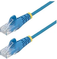 Startech N6PAT25CMBLS Rj45 cat6 utp -> rj45 cat6 utp m/m adatkábel 0.25m kék slim kép