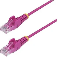 Startech N6PAT50CMPKS Rj45 cat6 utp -> rj45 cat6 utp m/m adatkábel 0.5m rózsaszín slim kép