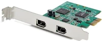 Startech PEX1394A2V2 2-port firewire a pcie x1 bővítőkártya ezüst kép