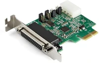 Startech PEX4S953LP 16950 uart serial rs232 4-port pcie x1 bővítőkártya ezüst kép