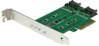 Startech PEXM2SAT32N1 2+1-port m.2 m.2 nvme pcie x4 adapter kép