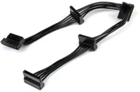 Startech PYO4SATA Sata táp apa - 4x sata táp anya kábel 0.4m - fekete kép