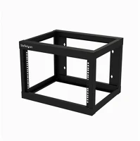 Startech RK619WALLO 6u wall-mount rack open frame 18 in. deep - steel kép