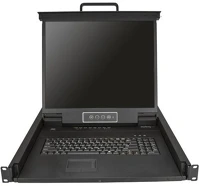 Startech RKCONS1908K 8 port rackmount kvm console for server rack - 48.26 cm       in kép