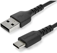 Startech RUSB2AC2MB Usb-c -> usb-a 2.0 m/m adatkábel 2m fekete 3a kép