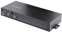 Startech S5G16AINDS-USB-A-HUB Industrial usb 5gbps hub for laptops/desktops usb charging kép