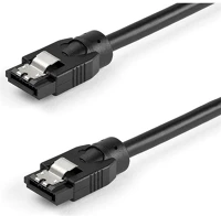 Startech SATRD30CM Sata3 -> sata3 f/f adatkábel 0.3m fekete kerek kép