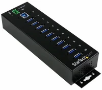 Startech ST1030USBM Usb 3.0 hub (10port) fekete kép