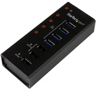 Startech ST4300U3C3 Usb 3.0 hub (4+3+1 port) fekete kép